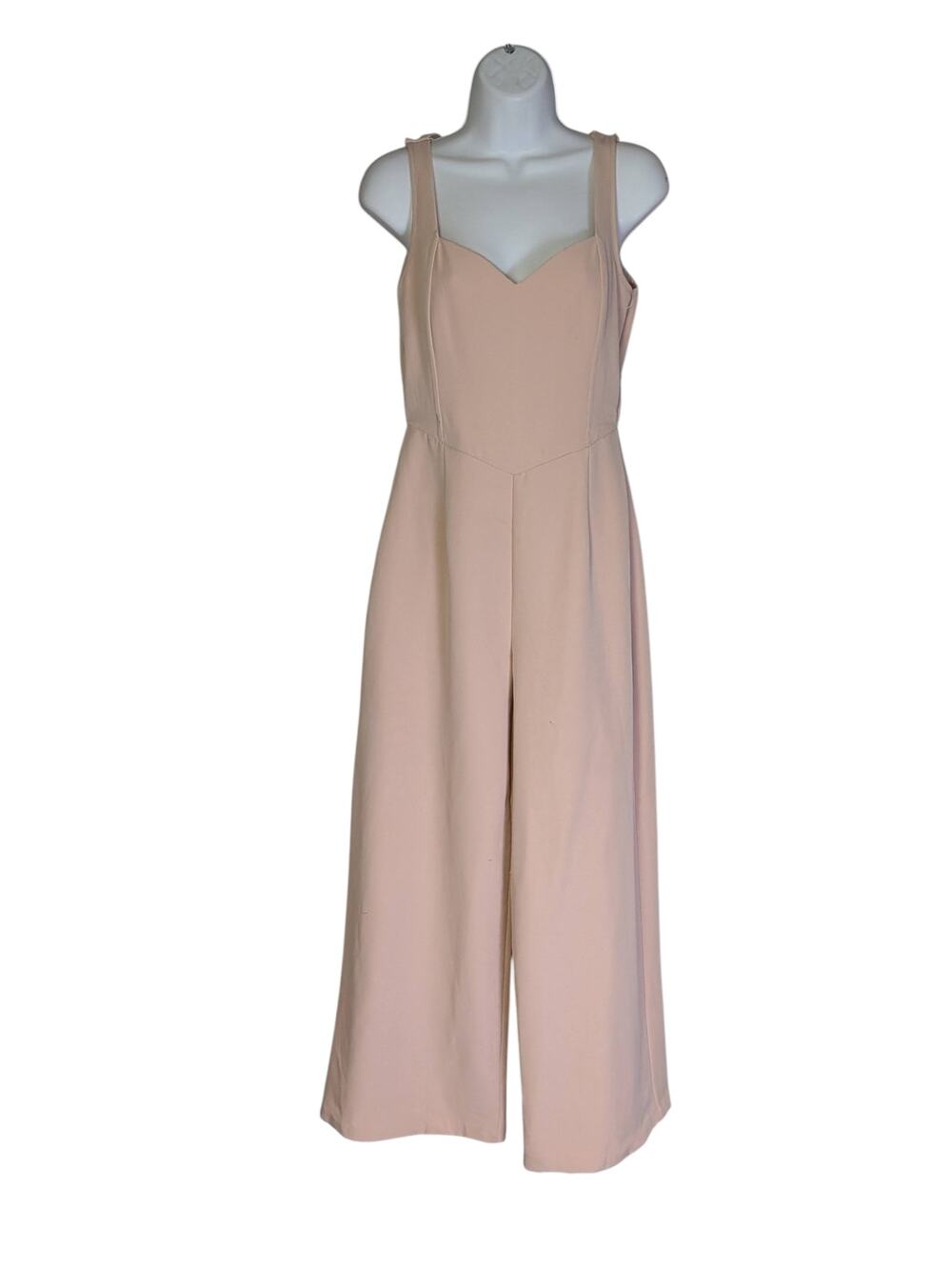 Missguided Sweetheart Corset Bodice Pink Jumpsuit US Size 6